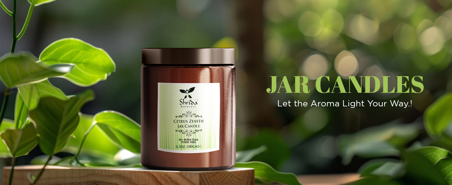 Lemongrass Scented Jar Candle 180g