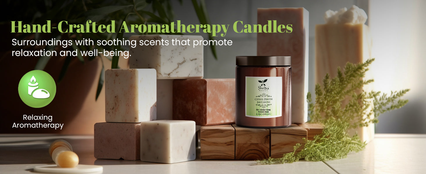 Lemongrass Scented Jar Candle 180g