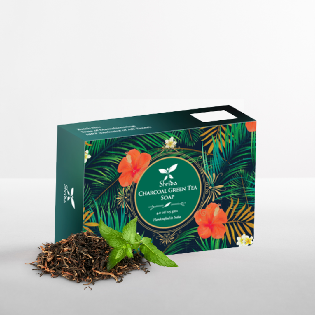 Charcoal Green Tea soap 125 g
