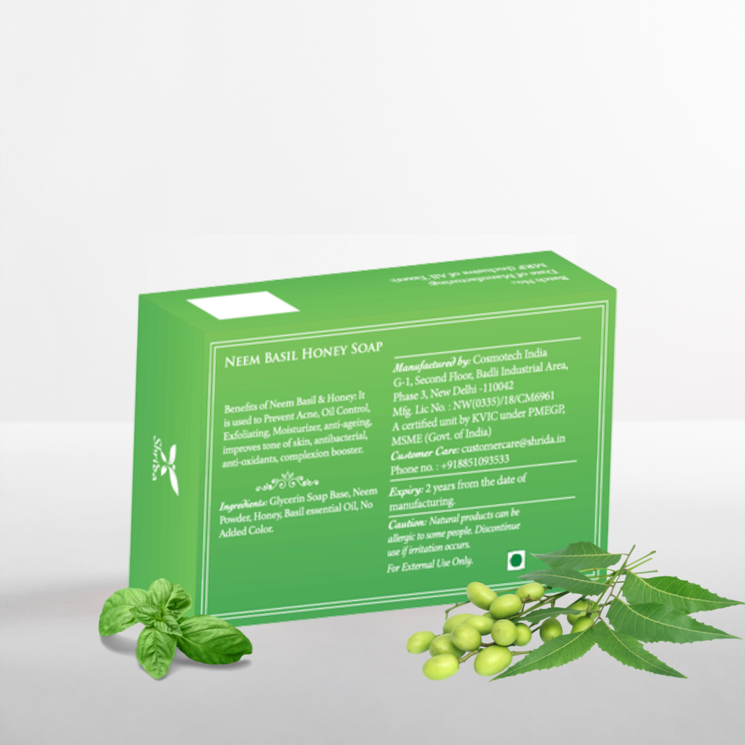 Neem Basil Honey Soap 125 g