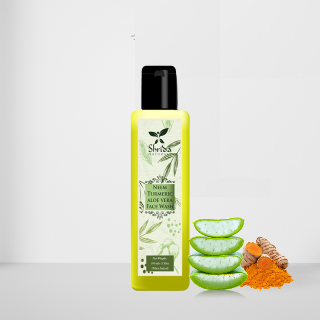 Neem turmeric Aloe Vera Face Wash 100 ml