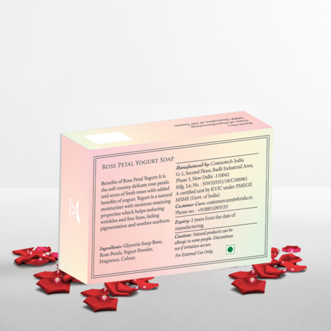 Rose Petal Yogurt Soap 125 g