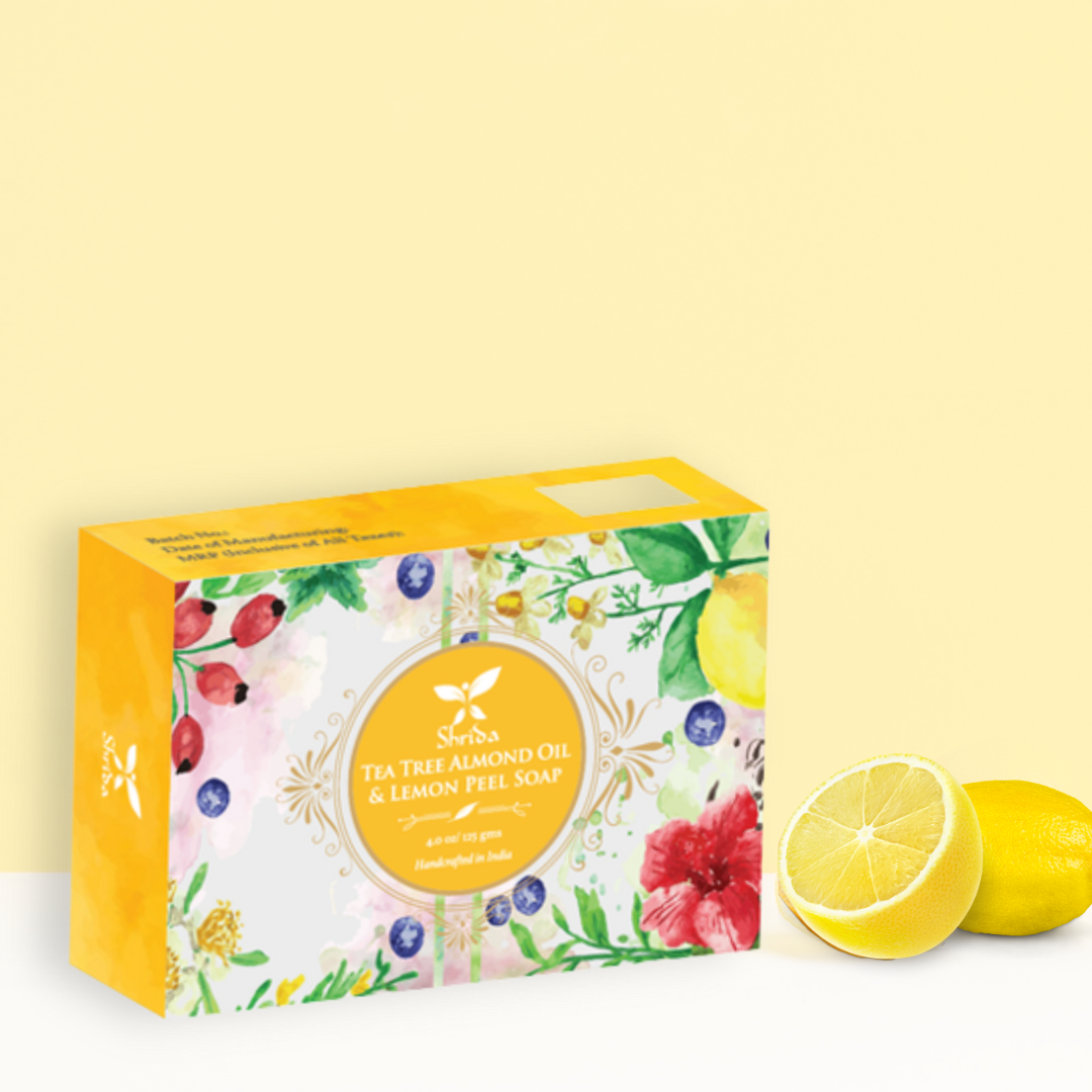 Tea Tree Almond Oil Lemon Peel Soap 125 g